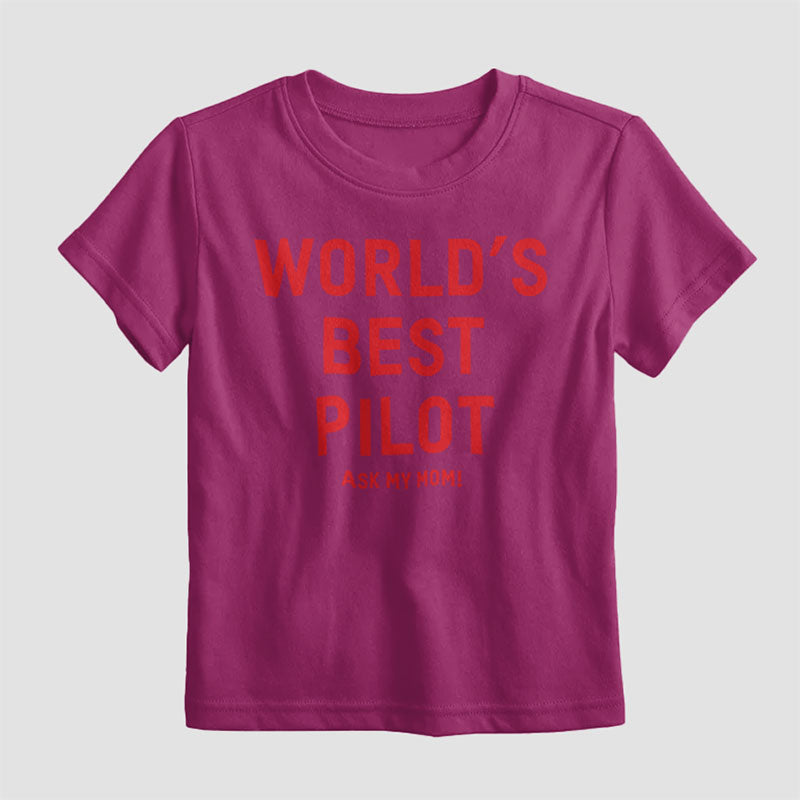 World's Best Pilot - Kids T-Shirt