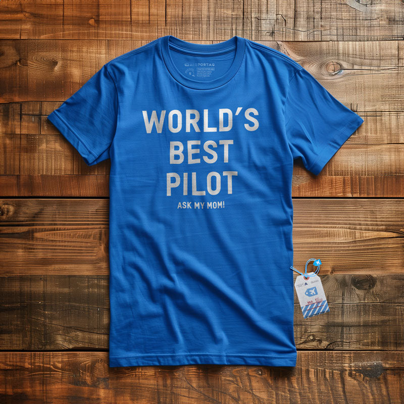 World's Best Pilot - T-Shirt - Open Box