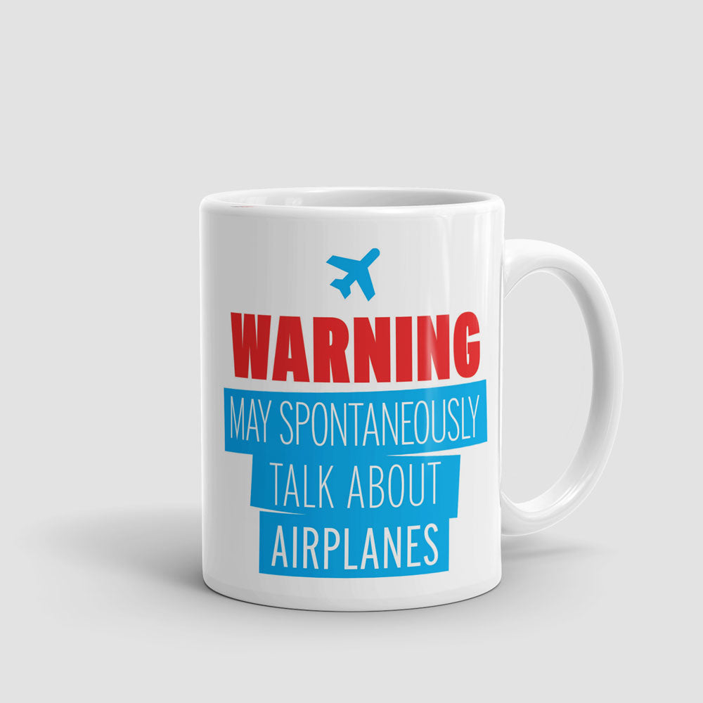 L'avertissement peut parler d'avions - Mug