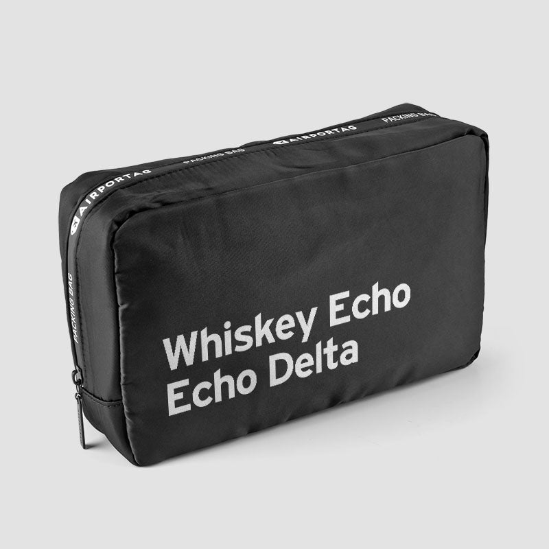 Whisky Echo Echo Delta - Sac d'emballage
