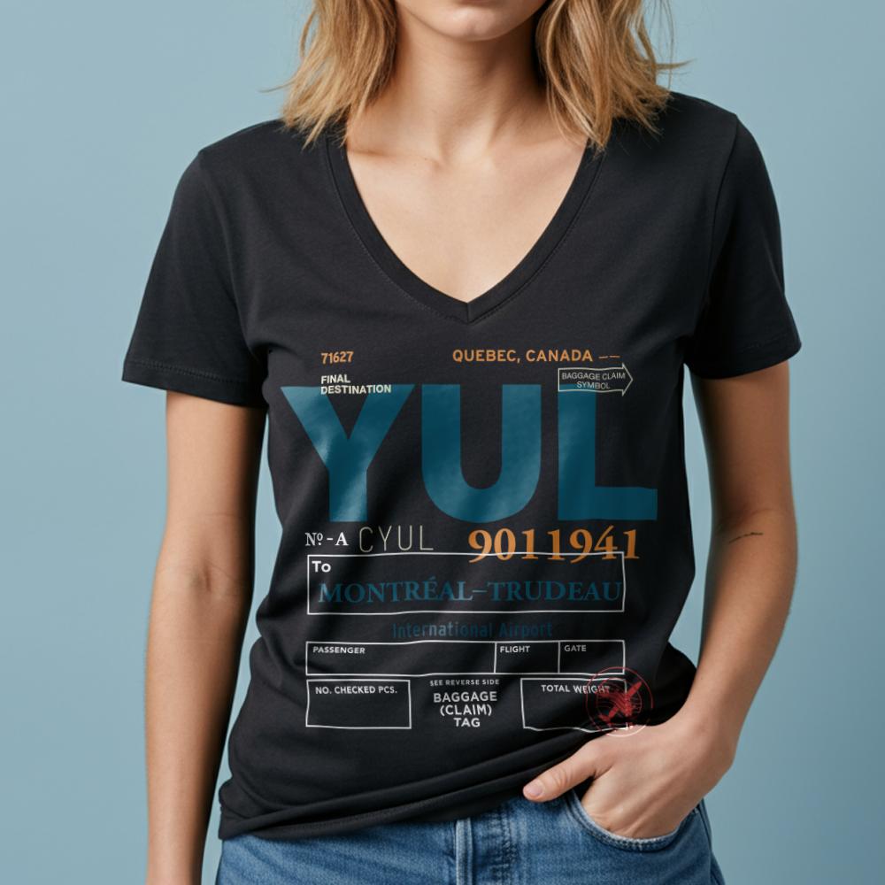 YUL - Women's V-Neck T-Shirt