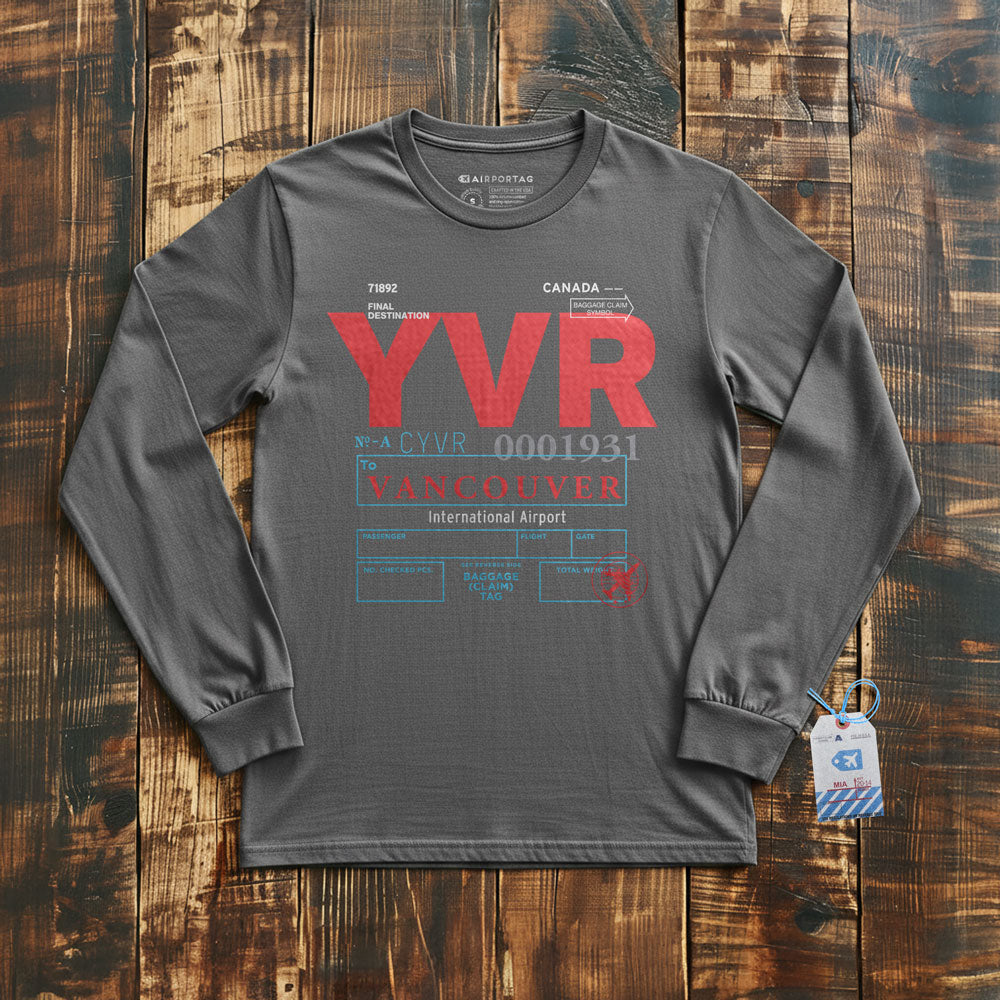 YVR Code - Long Sleeve T-Shirt