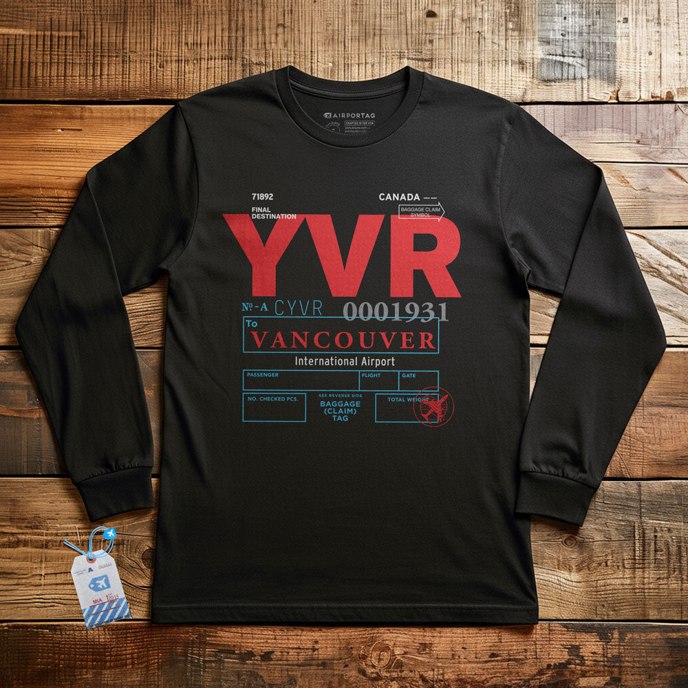 YVR Code - Long Sleeve T-Shirt
