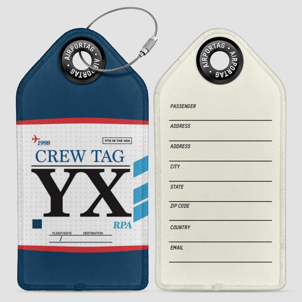 YX - Luggage Tag