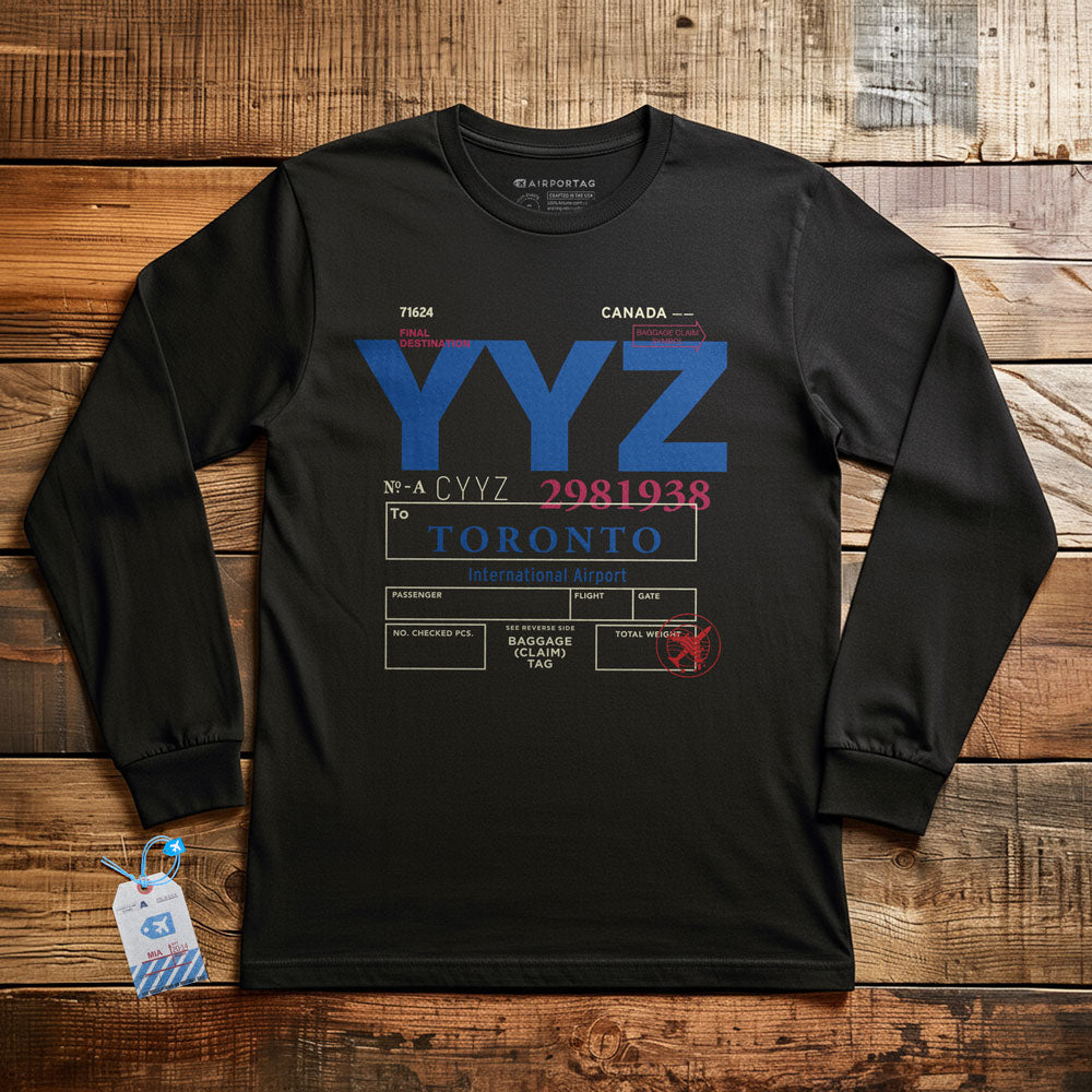 YYZ Code - Long Sleeve T-Shirt