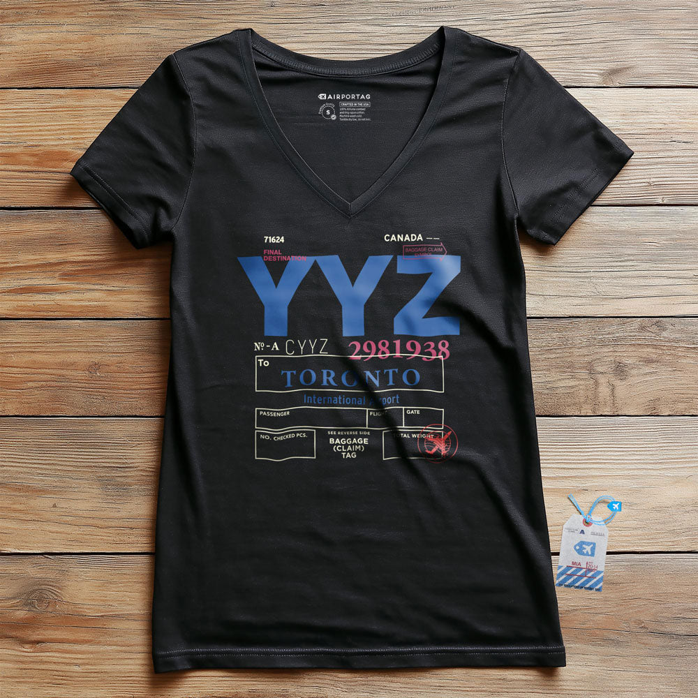 YYZ - Women's V-Neck T-Shirt