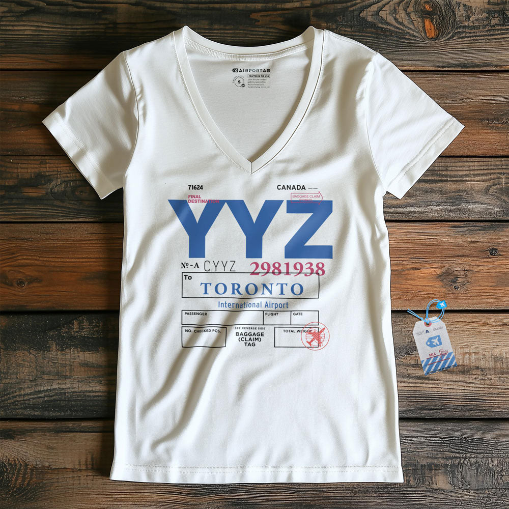 YYZ - Women's V-Neck T-Shirt