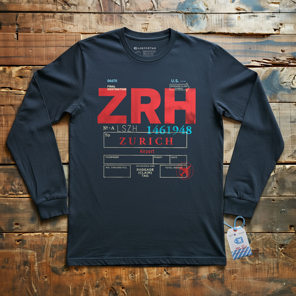 ZRH Code - Long Sleeve T-Shirt
