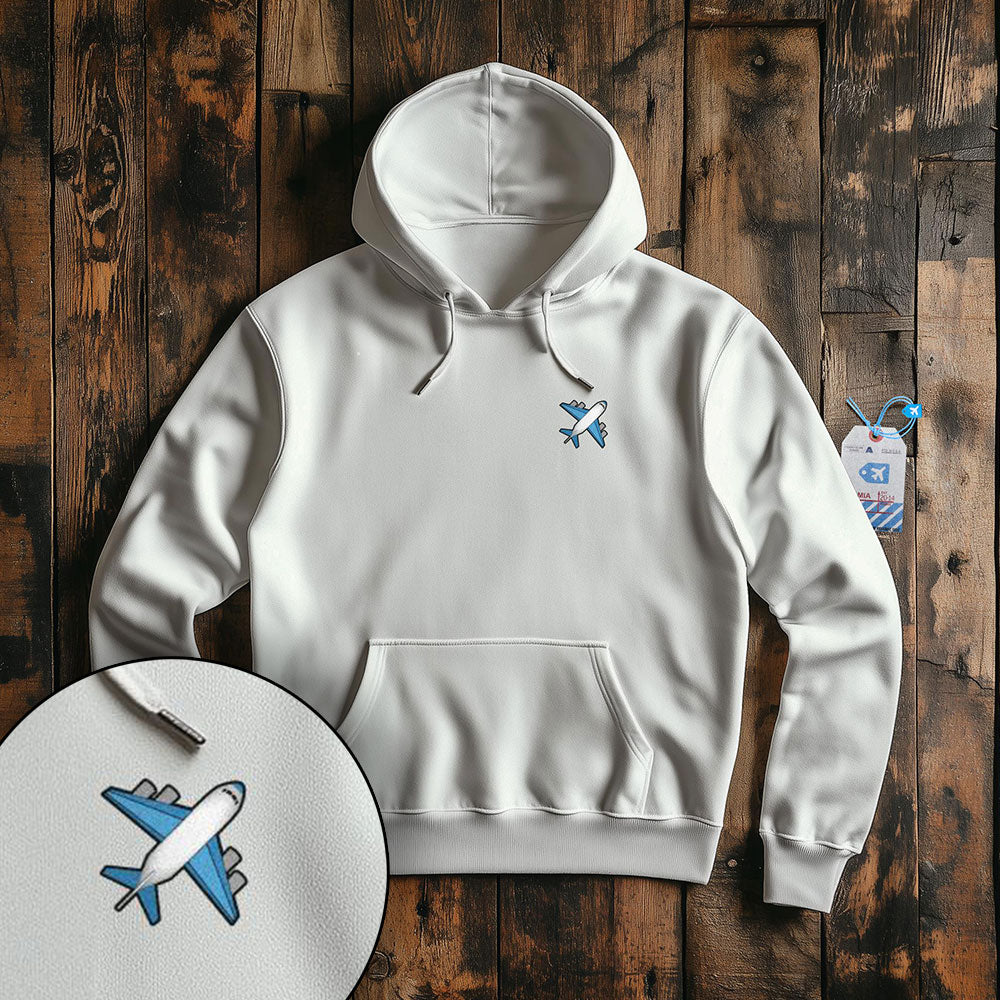 Emoji Plane Tiny - Pullover Hoodie