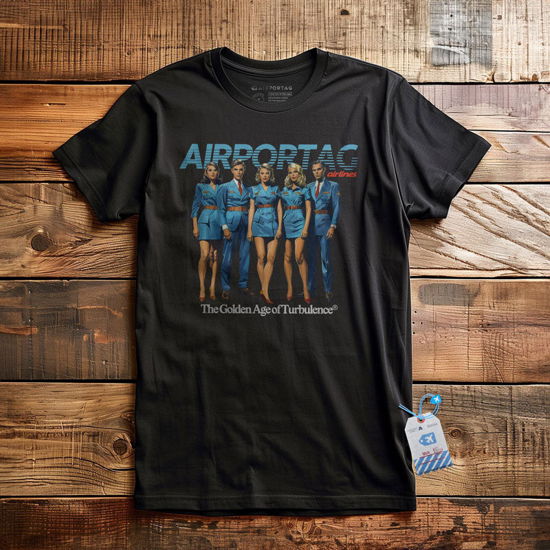 Airportag Airline Crew Turbulence - T-Shirt