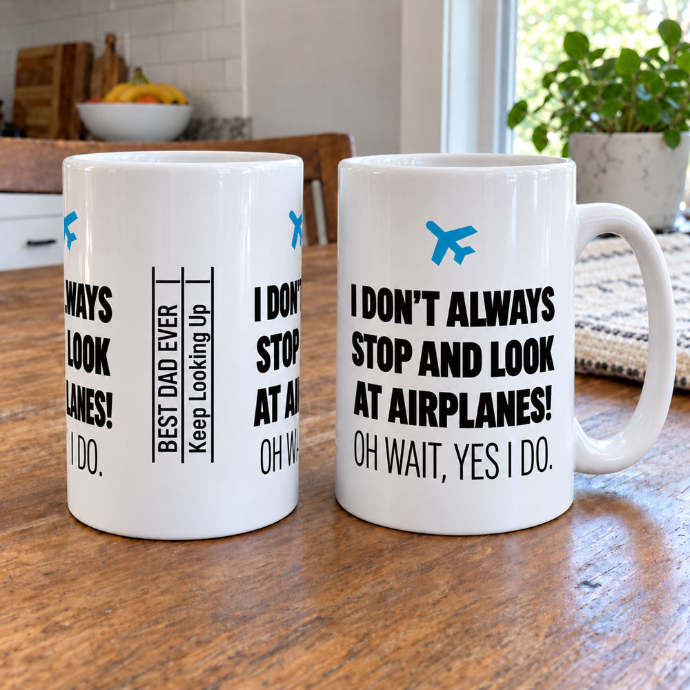 Look at Airplanes - Mug