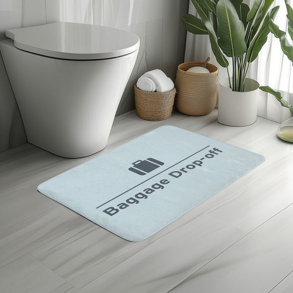 Baggage Drop Off Bath Mat