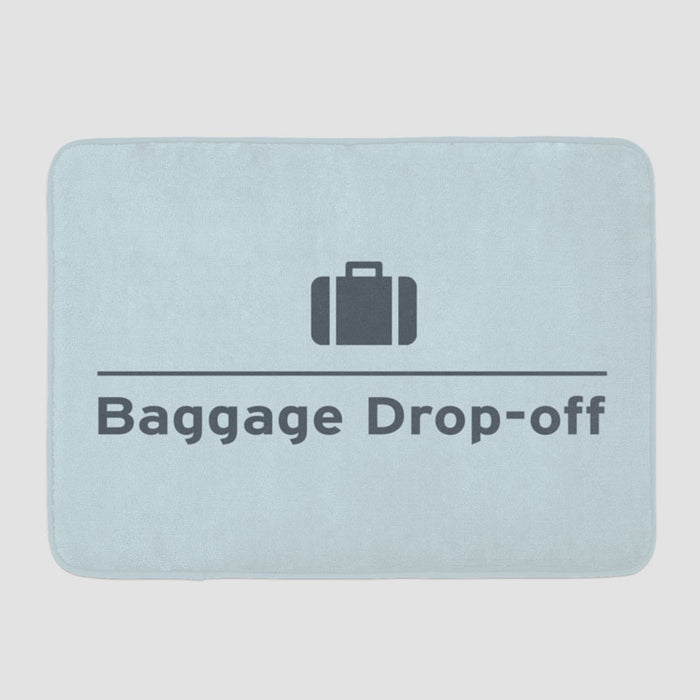 Baggage Drop Off Bath Mat