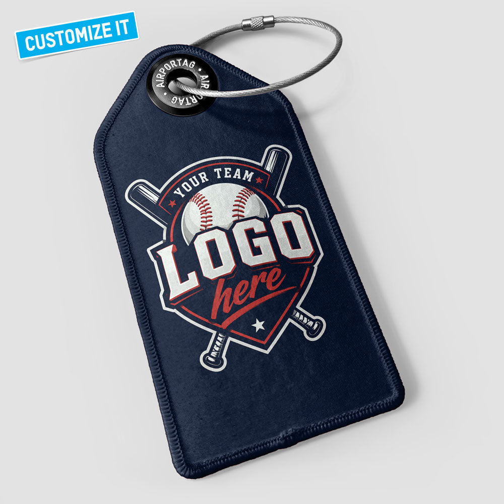 Baseball Custom Team Logo - Luggage Tag
