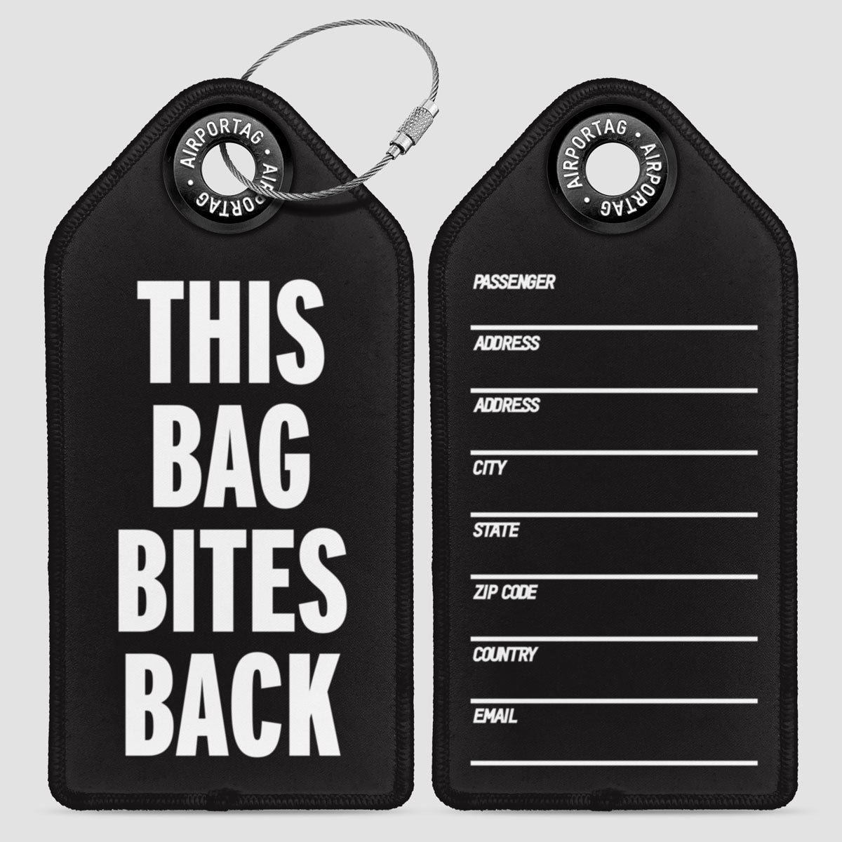 This Bag Bites Back - Luggage Tag