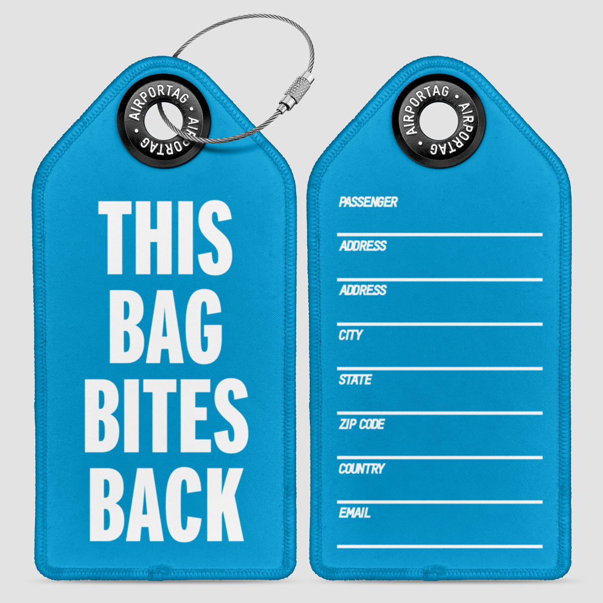 This Bag Bites Back - Luggage Tag