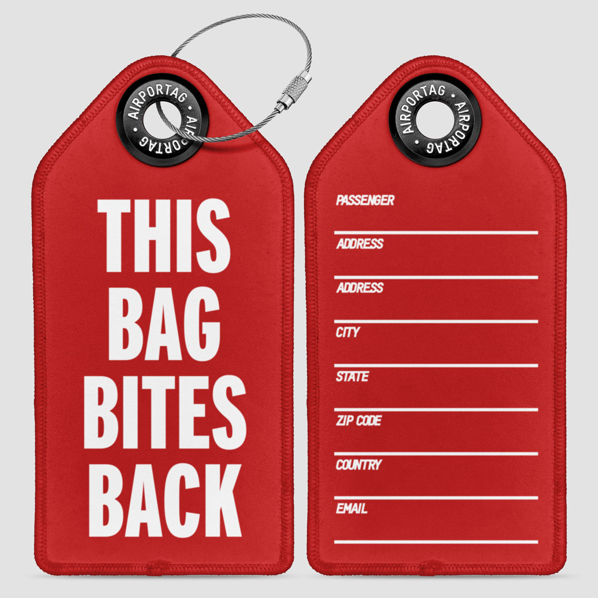 This Bag Bites Back - Luggage Tag