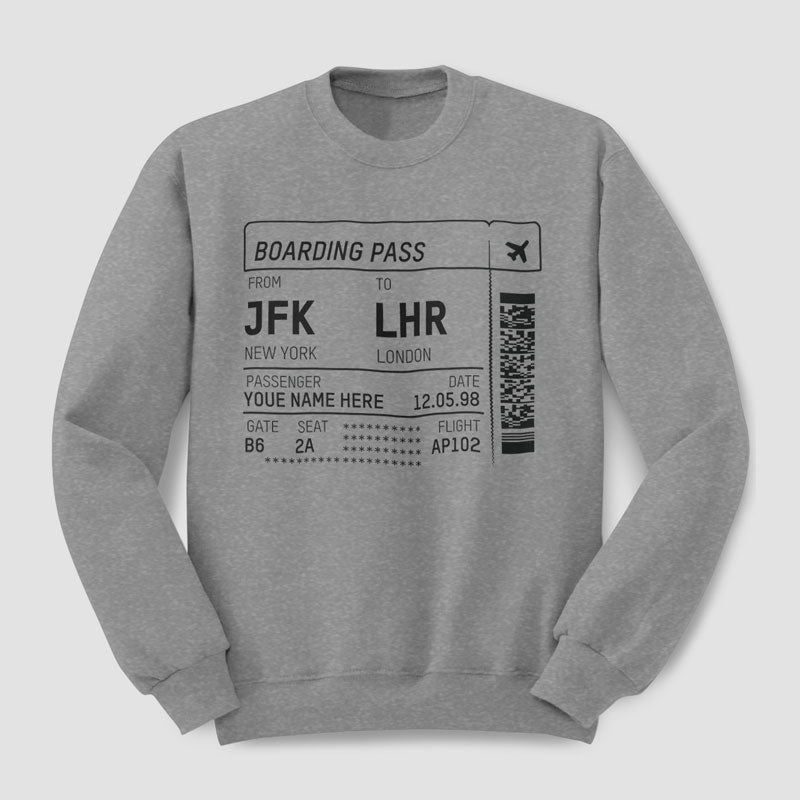 Boarding Pass - Sweatshirt