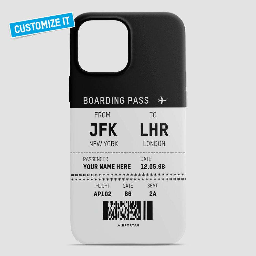 Boarding Pass - Phone Case