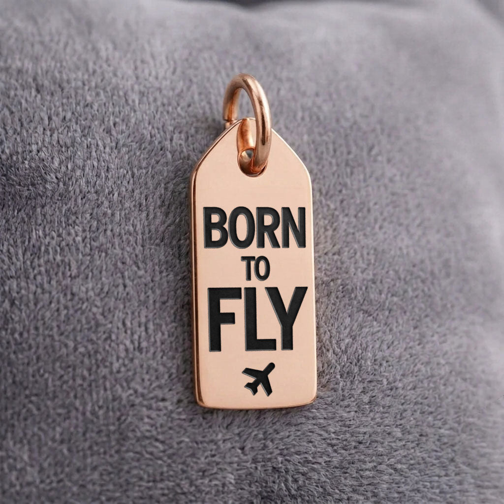 Born To Fly - Mini Tag - Charm