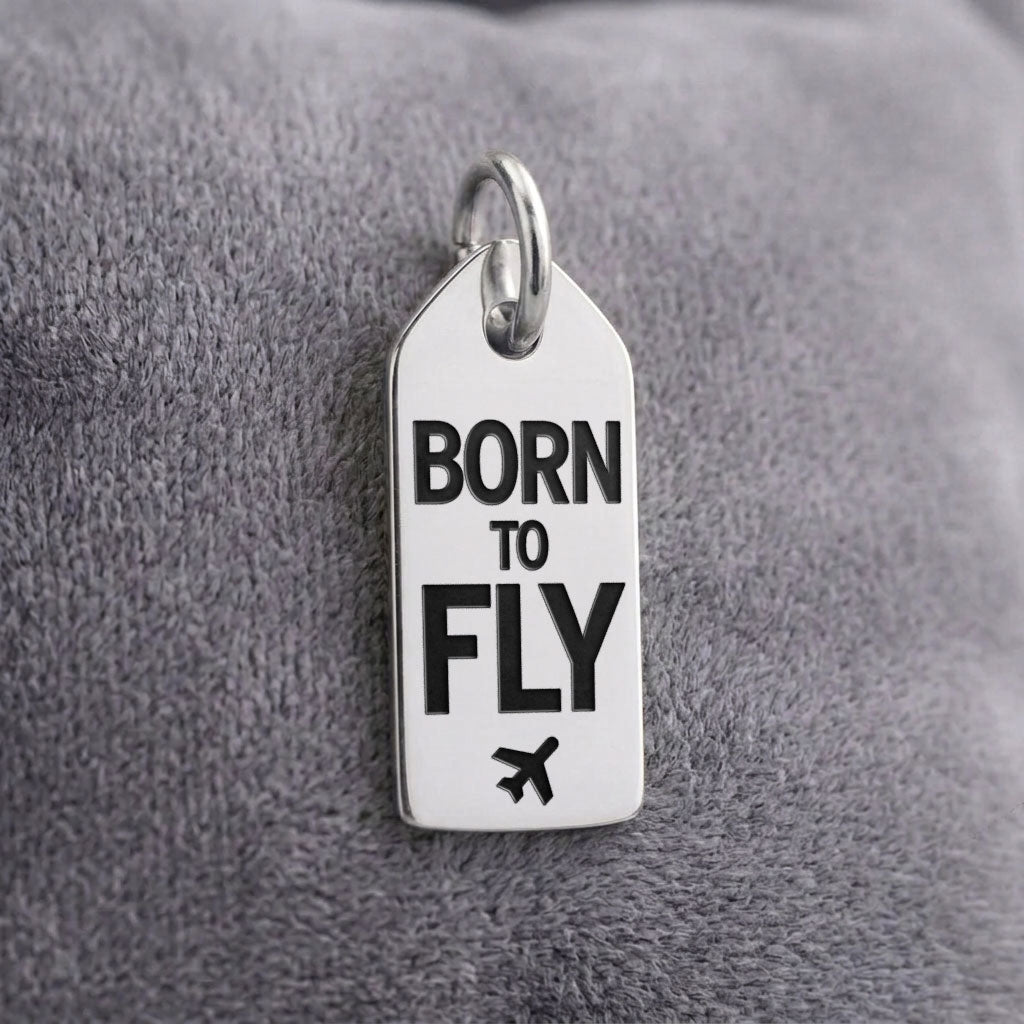Born To Fly - Mini Tag - Charm