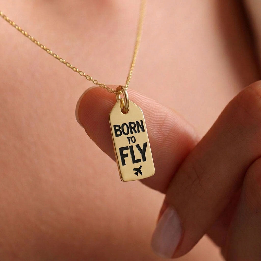 Born To Fly - Mini Tag - Charm