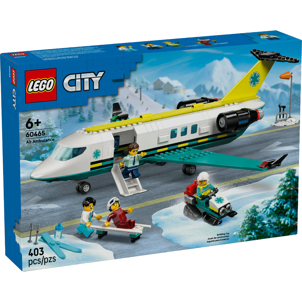 LEGO® City Emergency Air Ambulance Airplane 60465
