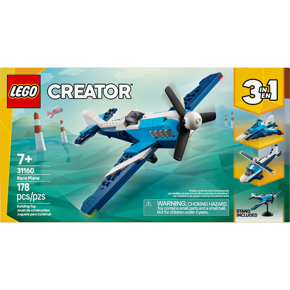 LEGO® Creator Aircraft: Race Plane 31160
