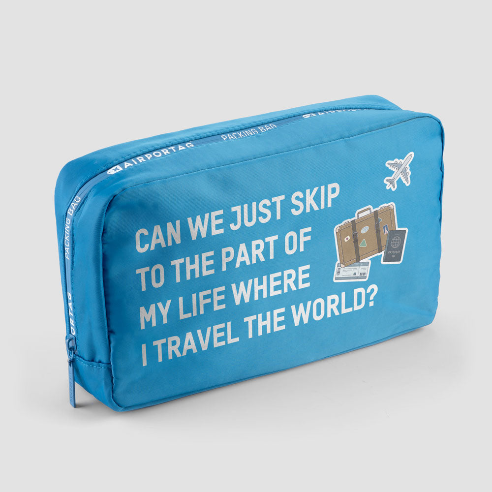 Pouvons-nous simplement voyager à travers le monde - Sac d'emballage