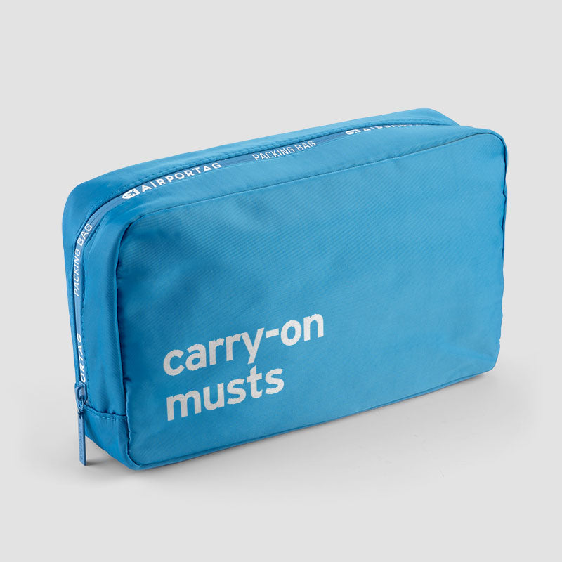 Carry-On Musts - Packing Bag