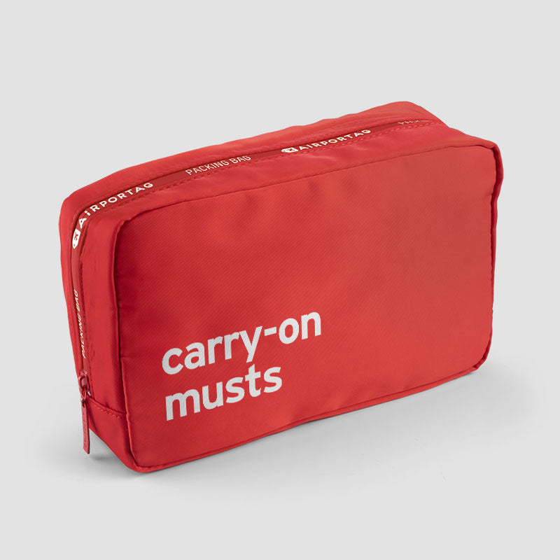 機内持ち込み手荷物 - パッキングバッグ