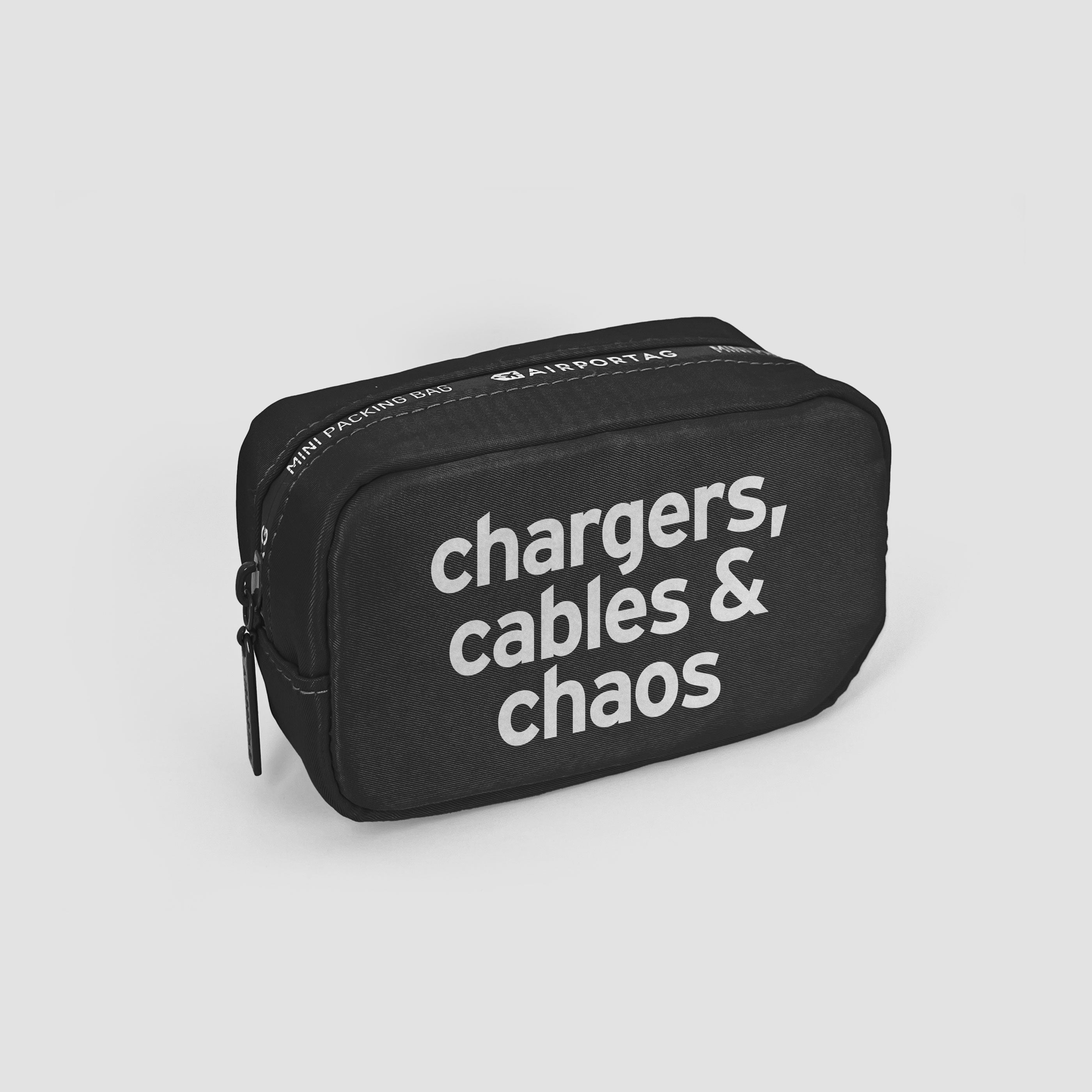 Chargers, Cables & Chaos - Mini Packing Bag
