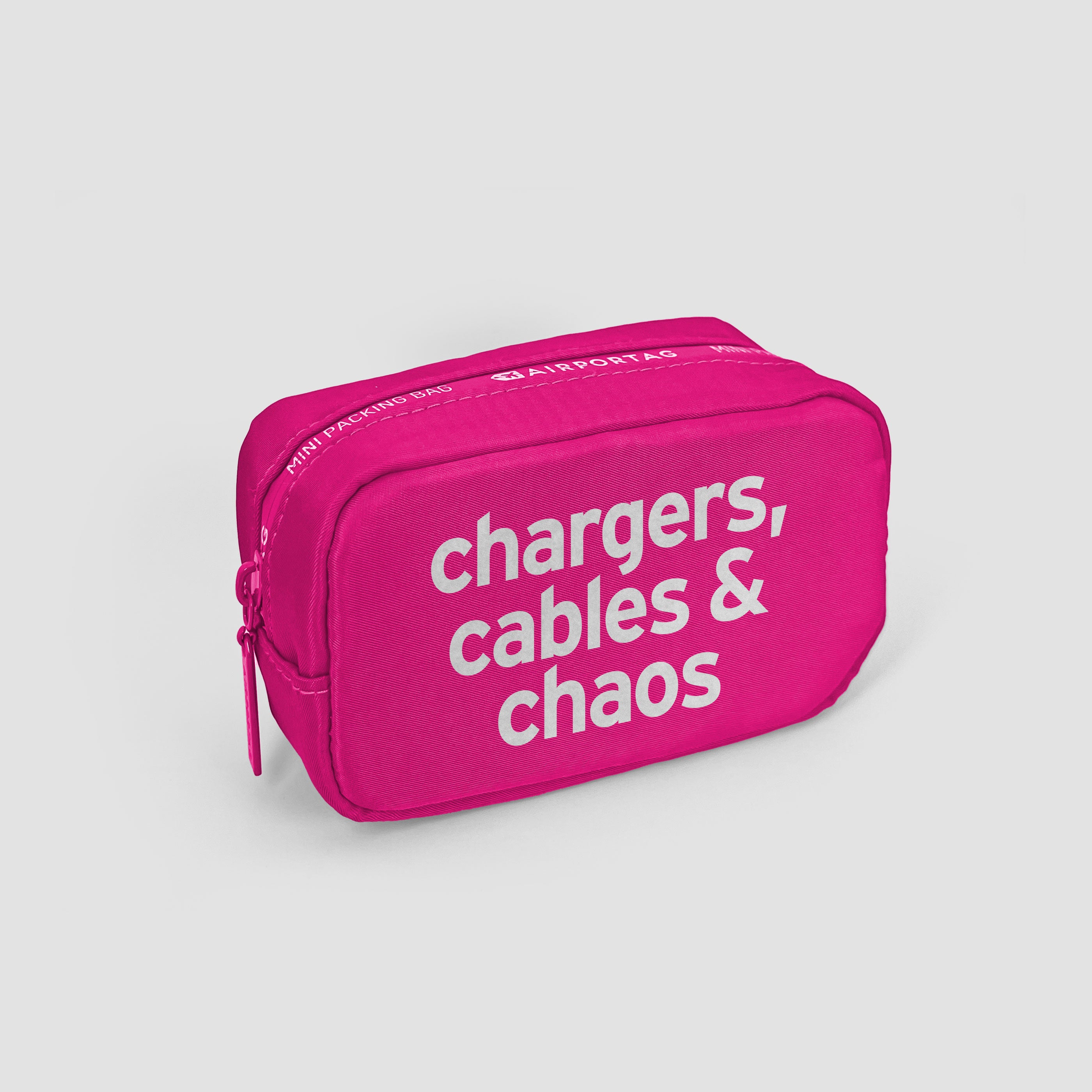 Chargers, Cables & Chaos - Mini Packing Bag