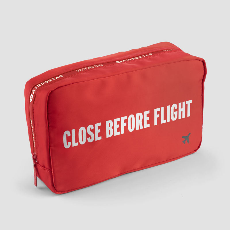 Close Before Flight - Packing Bag