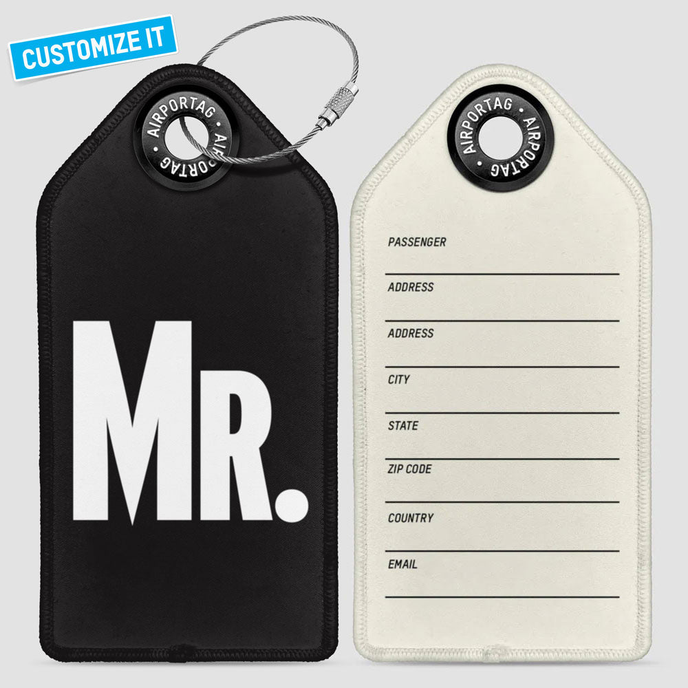 Mr - Luggage Tag