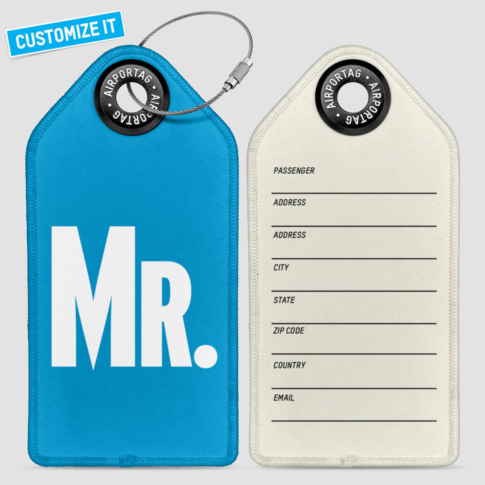 Mr - Luggage Tag