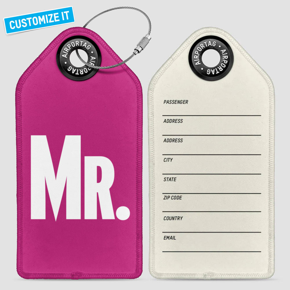 Mr - Luggage Tag