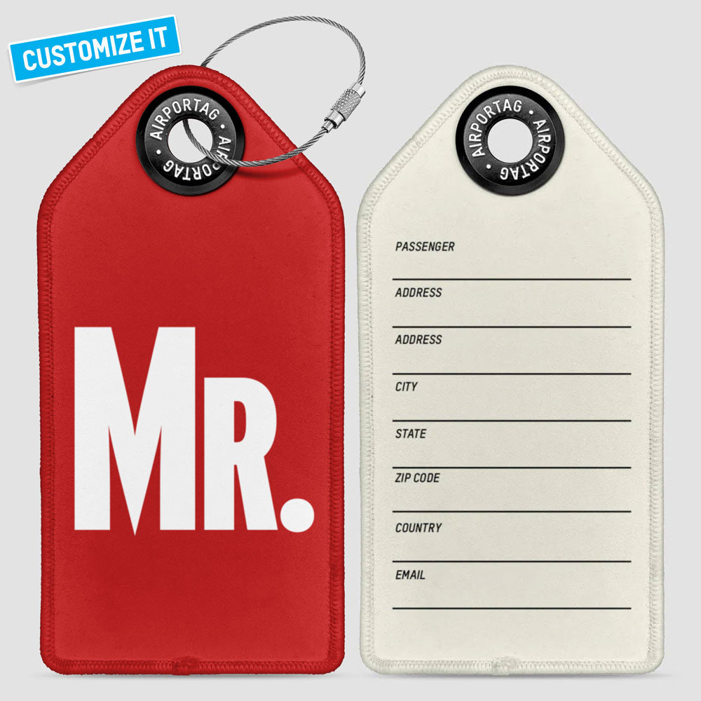 Mr - Luggage Tag