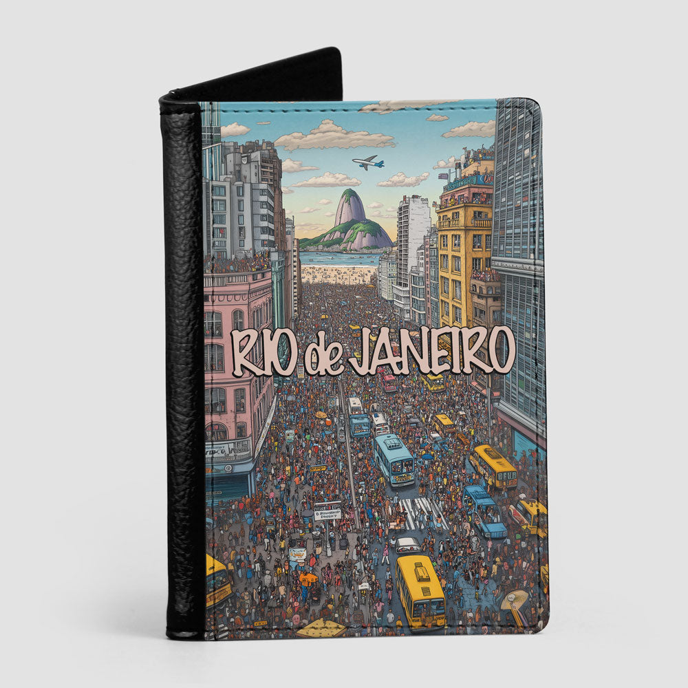 Crowded Rio de Janeiro - Passport Cover