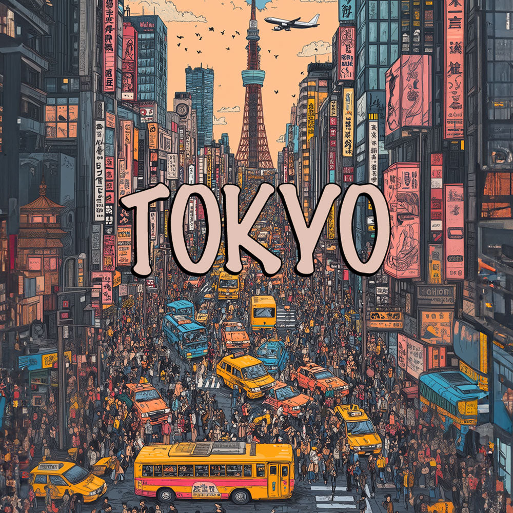 Crowded Tokyo - Passport Cover