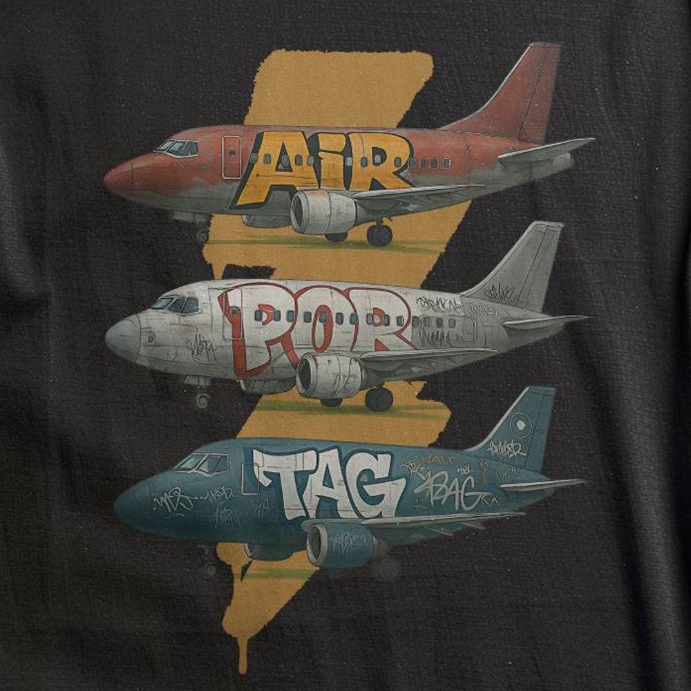 Airportag Planes Graffiti - T-Shirt
