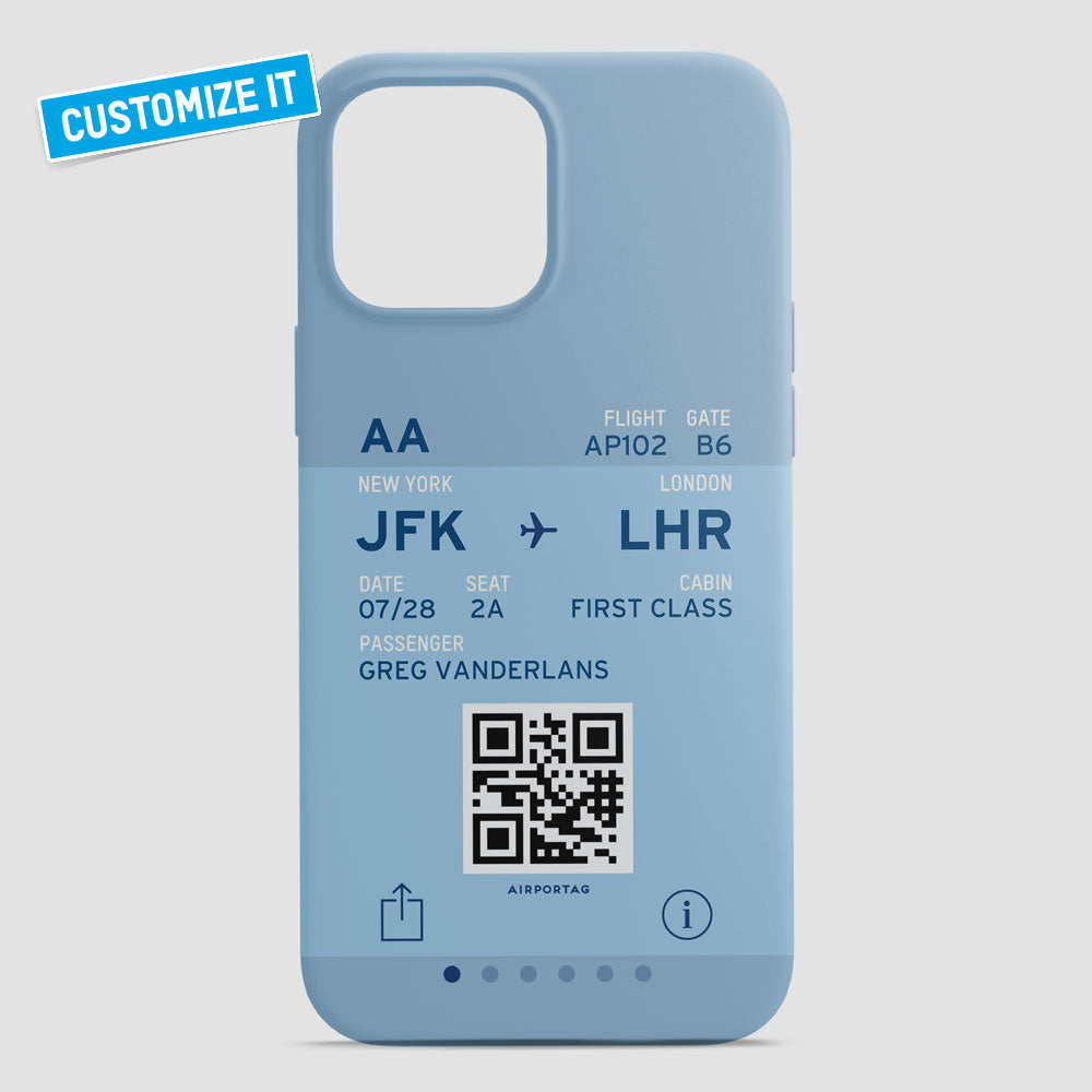 Digital Boarding Pass - Phone Case
