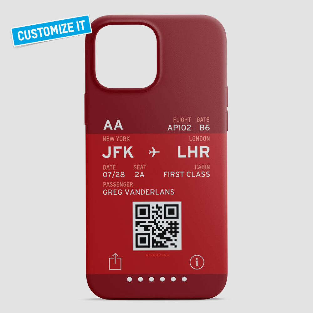 Digital Boarding Pass - Phone Case