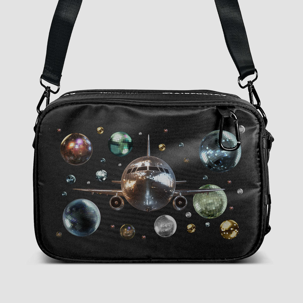 Disco Ball Plane - Travel Bag