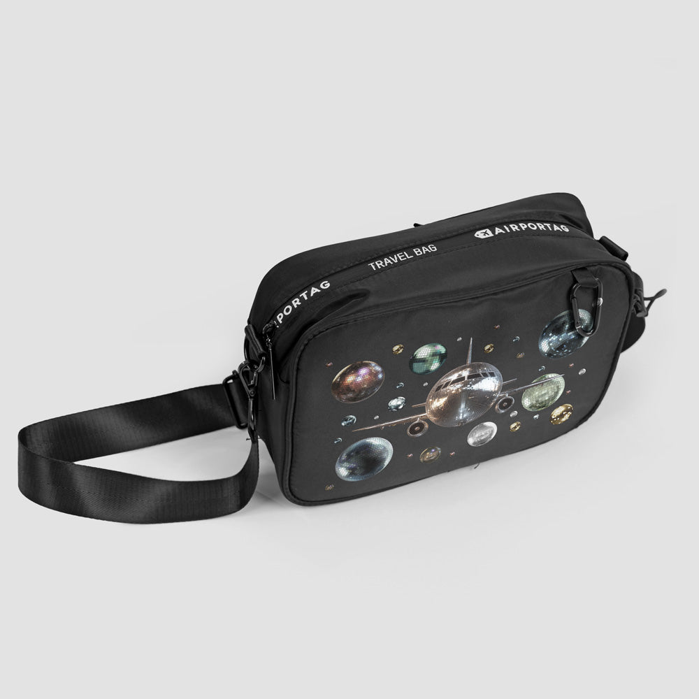 Disco Ball Plane - Travel Bag