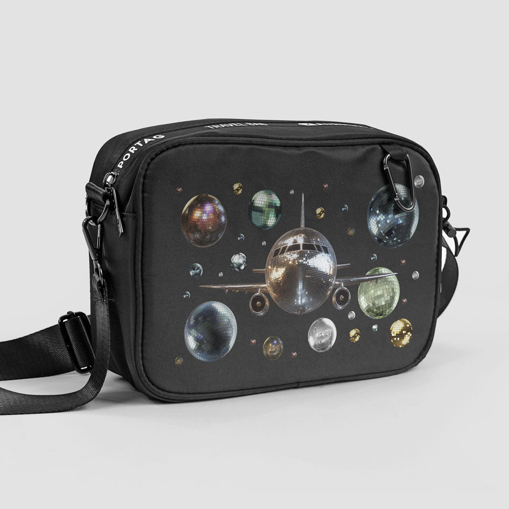 Disco Ball Plane - Travel Bag