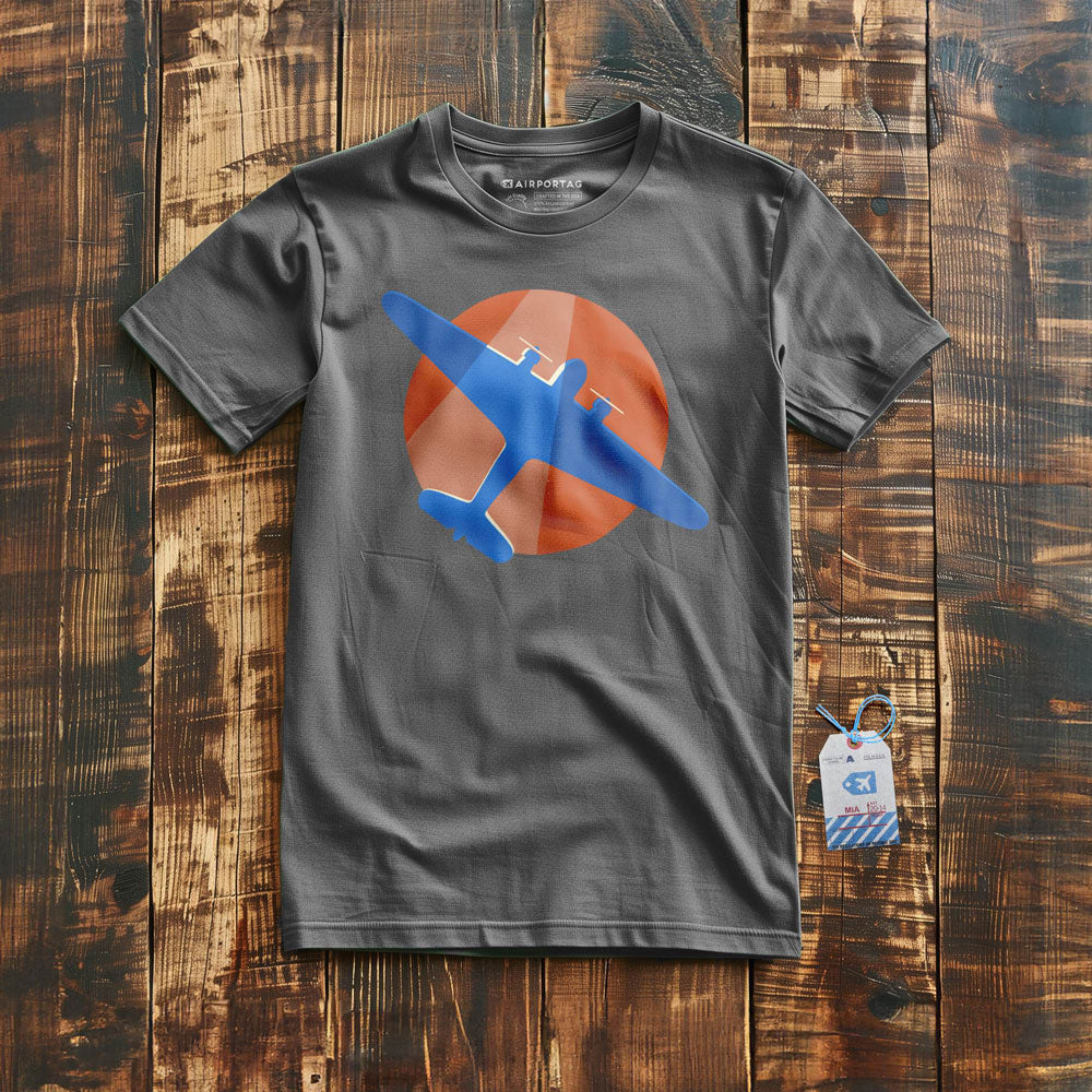 DC-3 Flying Overhead Minimalist - T-Shirt