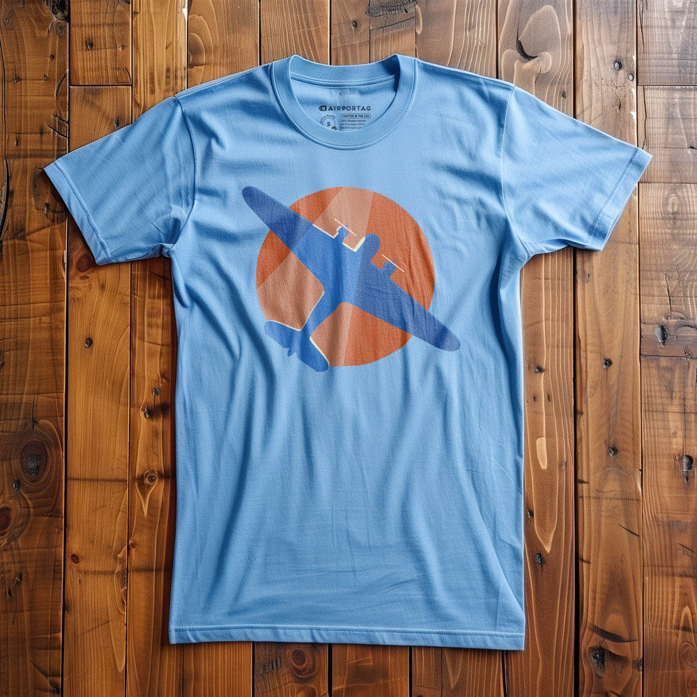 DC-3 Flying Overhead Minimalist - T-Shirt