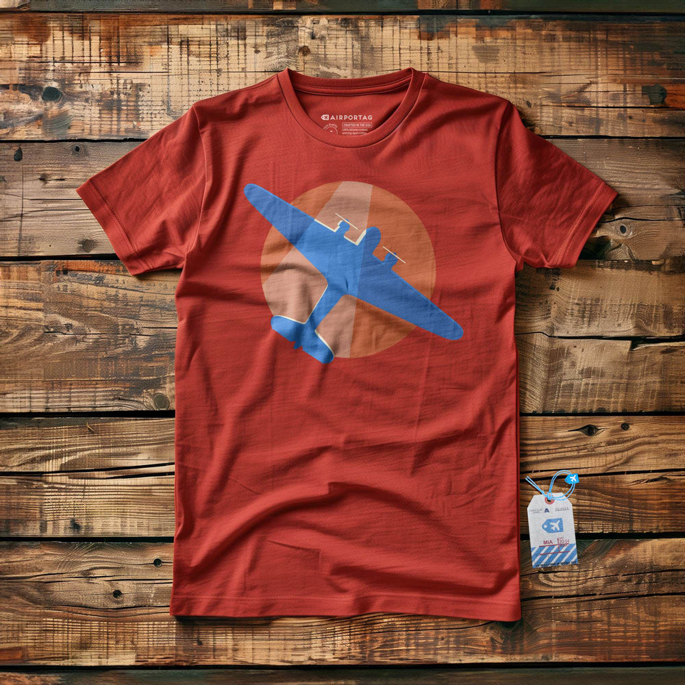 DC-3 Flying Overhead Minimalist - T-Shirt
