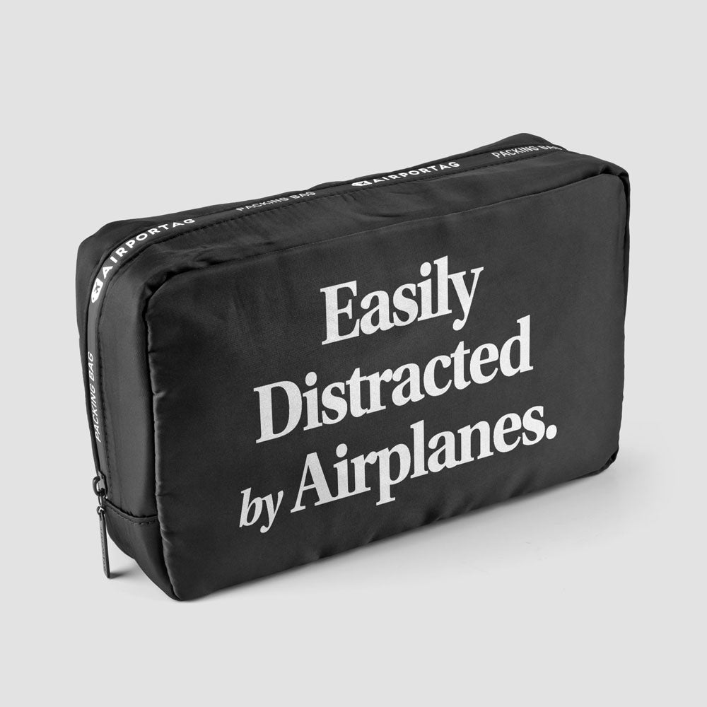 Easily Distracted By Planes - Packing Bag